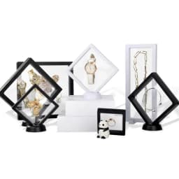 PE Film Transparent Visible Jewelry Storage Box Ring Earring Box Bracelet Necklace Display Box Jewelry Dustproof Storage Box
