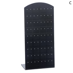 48/72 Holes Portable Earrings Ear Studs Holder Jewelry Display Holders Plastic Earring Showcase Storage Rack Organizer Stand Box