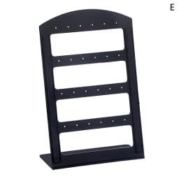 48/72 Holes Portable Earrings Ear Studs Holder Jewelry Display Holders Plastic Earring Showcase Storage Rack Organizer Stand Box