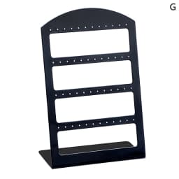 48/72 Holes Portable Earrings Ear Studs Holder Jewelry Display Holders Plastic Earring Showcase Storage Rack Organizer Stand Box