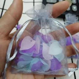 100 Pcs/lot Gray Drawstring Organza Bags Jewelry Bags Gift Packaging Bags Christmas Wedding Gift Package Bags&small Pouches