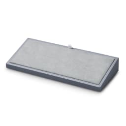 Oirlv Jewelry Stand Display For Business Grey Leather Earring Jewelry Display Stand Necklace Bracelet Watch Jewelry Holder Stand
