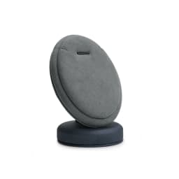 Oirlv Jewelry Stand Display For Business Grey Leather Earring Jewelry Display Stand Necklace Bracelet Watch Jewelry Holder Stand