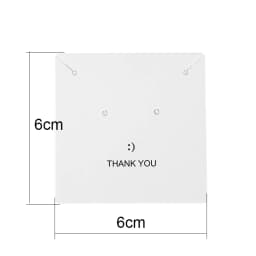 50pcs Earring Paperboard Hairpin Necklace Display Cards Holder Bulk Paper Bracelet Packaging Cardboard For Diy Jewelry Making