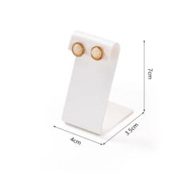 White Leather Pendant Necklace Chain Jewellery Display Bust Mannequin Stand Holder Rack Bracelet Earrings Ring Counter Organizer
