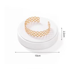 White Leather Pendant Necklace Chain Jewellery Display Bust Mannequin Stand Holder Rack Bracelet Earrings Ring Counter Organizer