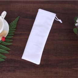 50Pcs Drawstring Velvet Gift Bags 5cmx15cm Jewelry Packing Pouches Lipstick Pen Eyeliner Eyebrow Pencil Goodie Bags Can Custom