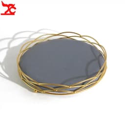 Gray Velvet Jewelry Display Rack Earrings Necklace Small Ornaments Storage Tray Ab Double-Sided Series Hanging Rack Window Props