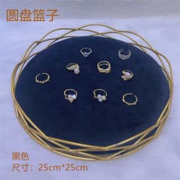 Gray Velvet Jewelry Display Rack Earrings Necklace Small Ornaments Storage Tray Ab Double-Sided Series Hanging Rack Window Props