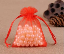 500pcs/lot Organza Gift Bags Pouches 7x9cm Small Organza Bag Pouch Favor Wedding Party Christmas Gift Bag Jewelry Packaging Bags