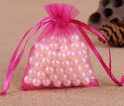 500pcs/lot Organza Gift Bags Pouches 7x9cm Small Organza Bag Pouch Favor Wedding Party Christmas Gift Bag Jewelry Packaging Bags