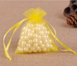 500pcs/lot Organza Gift Bags Pouches 7x9cm Small Organza Bag Pouch Favor Wedding Party Christmas Gift Bag Jewelry Packaging Bags