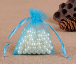 500pcs/lot Organza Gift Bags Pouches 7x9cm Small Organza Bag Pouch Favor Wedding Party Christmas Gift Bag Jewelry Packaging Bags