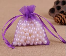 500pcs/lot Organza Gift Bags Pouches 7x9cm Small Organza Bag Pouch Favor Wedding Party Christmas Gift Bag Jewelry Packaging Bags