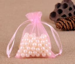 500pcs/lot Organza Gift Bags Pouches 7x9cm Small Organza Bag Pouch Favor Wedding Party Christmas Gift Bag Jewelry Packaging Bags