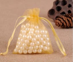 500pcs/lot Organza Gift Bags Pouches 7x9cm Small Organza Bag Pouch Favor Wedding Party Christmas Gift Bag Jewelry Packaging Bags