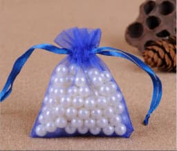 500pcs/lot Organza Gift Bags Pouches 7x9cm Small Organza Bag Pouch Favor Wedding Party Christmas Gift Bag Jewelry Packaging Bags
