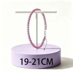 2026 New 925 Silver Eternal Heart Story Book Women's Tennis Adjustable Bracelet Display Tool DIY Exquisite Charm Jewelry