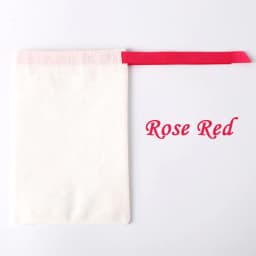 100pcs White Jewelry Cotton Bags with Ribbon Handmade Drawstring Bags Birthday Wedding Birthday Newborn Sack Gift Packing Pouch