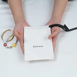 100pcs White Jewelry Cotton Bags with Ribbon Handmade Drawstring Bags Birthday Wedding Birthday Newborn Sack Gift Packing Pouch