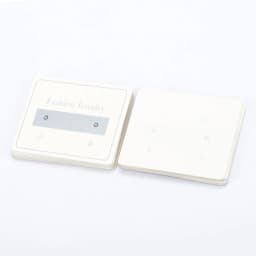 50pcs 4.7x4cm Earrings Display Card Kraft Paper Cards Packaging Hang Tag Ear Studs Cardboard Holder for Jewelry Sale Price Tag