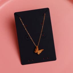 50PCS 6x9cm Black Necklace Display Cards For Earrings Sets Blank Jewelry Holder Cardboard Small Businesses Packaging Supplies