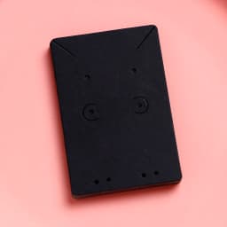50PCS 6x9cm Black Necklace Display Cards For Earrings Sets Blank Jewelry Holder Cardboard Small Businesses Packaging Supplies