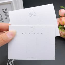 50pcs White Packing Paper Cards Hairclips Hairpin Display Card for DIY Girls Hair Jewelry Display Packaging Card Retail Tag