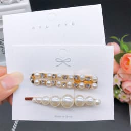50pcs White Packing Paper Cards Hairclips Hairpin Display Card for DIY Girls Hair Jewelry Display Packaging Card Retail Tag