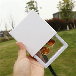 PE Film Jewelry Storage Box Travel Earrings Ring Bracelet Organizer Gift Box Paper Drawer Anti-oxidation Jewelry Packaging Box