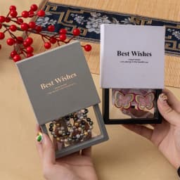 PE Film Jewelry Storage Box Travel Earrings Ring Bracelet Organizer Gift Box Paper Drawer Anti-oxidation Jewelry Packaging Box