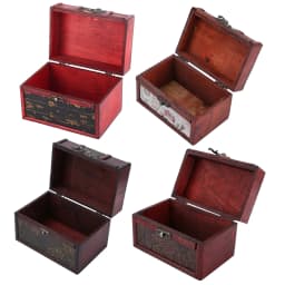 Vintage Jewelry Box Organizer Wooden Retro European Style Antique Trinkets Sundries Box Jewelry Storage Case Mother's Day Gift