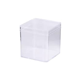 10pcs Transparent Plastic Box 5.5*5.5*5.5cm fit Hair Clip Hairpin Storage Organizer Collection Jewelry Case Container Wholesale
