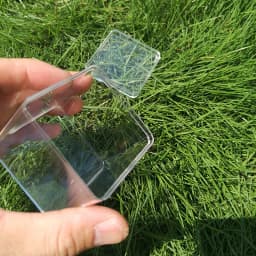 10pcs Transparent Plastic Box 5.5*5.5*5.5cm fit Hair Clip Hairpin Storage Organizer Collection Jewelry Case Container Wholesale