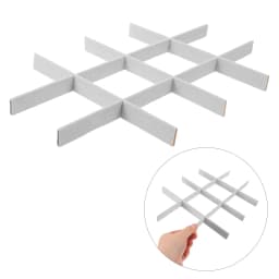 12/18 Grids Jewelry Tray Divider Inserts Adjustable Velvet Separator Liner for for Necklace Earring Display Storage Box Drawers