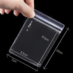 50/150pcs Jewelry Organizer Pouch Bags Transparent PVC Anti-Oxidation Earring Pendant Necklace Bracelet Storage Holder Bags