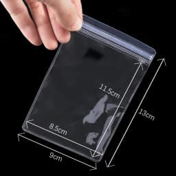 50/150pcs Jewelry Organizer Pouch Bags Transparent PVC Anti-Oxidation Earring Pendant Necklace Bracelet Storage Holder Bags