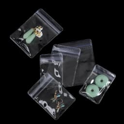 50/150pcs Jewelry Organizer Pouch Bags Transparent PVC Anti-Oxidation Earring Pendant Necklace Bracelet Storage Holder Bags