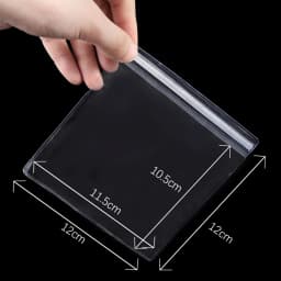 50/150pcs Jewelry Organizer Pouch Bags Transparent PVC Anti-Oxidation Earring Pendant Necklace Bracelet Storage Holder Bags