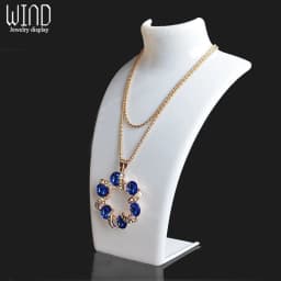 Three Colors 20*13.5*7.5CM Mannequin Necklace Jewelry Pendant Display Stand Holder Show Decorate Jewelry Display Shelf