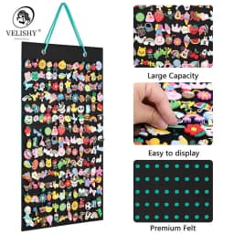 Wall Hanging Brooch Pin Display Organizer Enamel Pin Display and Brooch Collection Storage Holder for Women or Men