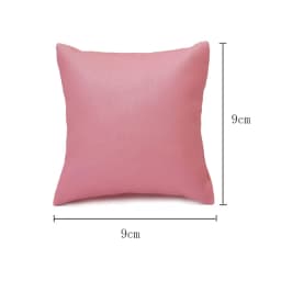 Pink Brushed Leather Jewelry Display Pillow Watch Bracelet Storage Display Pillow Bracelet Necklace Display Pillow