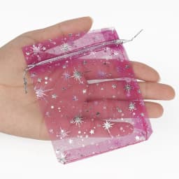 10x12cm Gift Organza Bags Silver Color Star Drawable Wedding Party Decoration Gift Bags Display Packaging Jewelry Pouches 50pcs