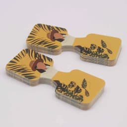 50PCS Jewelry Necklace Headband Display Cards 9.5x3CM Foldable Plant Girls Retail Packing Handmade Price Hang Tags DIY Findings