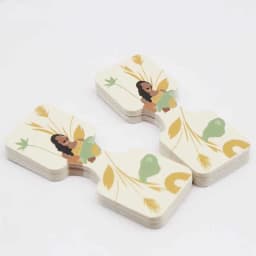 50PCS Jewelry Necklace Headband Display Cards 9.5x3CM Foldable Plant Girls Retail Packing Handmade Price Hang Tags DIY Findings