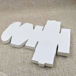 ZerongE Jewelry 10PC DIY THANK YOU Gifts Packag Vintage Kraft Flower Gifts Box Packaging for Wedding Home Party Suppiles