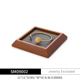 Oirlv Wooden Jewelry Display Stand Ring Earring Necklace Bracelet Watch Jewelry Stand Display Set Solidwood Jewelry Holder Stand