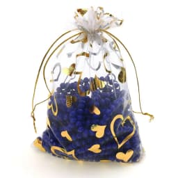 100Pcs 15x20cm 17x23cm 20x30 Gold Color Love Heart Rose Organza Bag Wedding Candy Gift Christmas Bags Jewelry Decoration Packing
