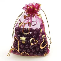 100Pcs 15x20cm 17x23cm 20x30 Gold Color Love Heart Rose Organza Bag Wedding Candy Gift Christmas Bags Jewelry Decoration Packing