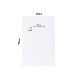 50 Pcs 6x9cm White Cardboards Display Cards Hold for Necklaces Earrings Jewelry Packaging Bags Available Wholesale Supplier